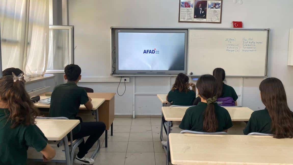 TUT ÇOK PROGRAMLI ANADOLU LİSESİ 13 Ekim Dünya Afet Risklerinin Azaltılması Günü